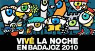 Programa de ocio Vive la Noche en Badajoz 2010.