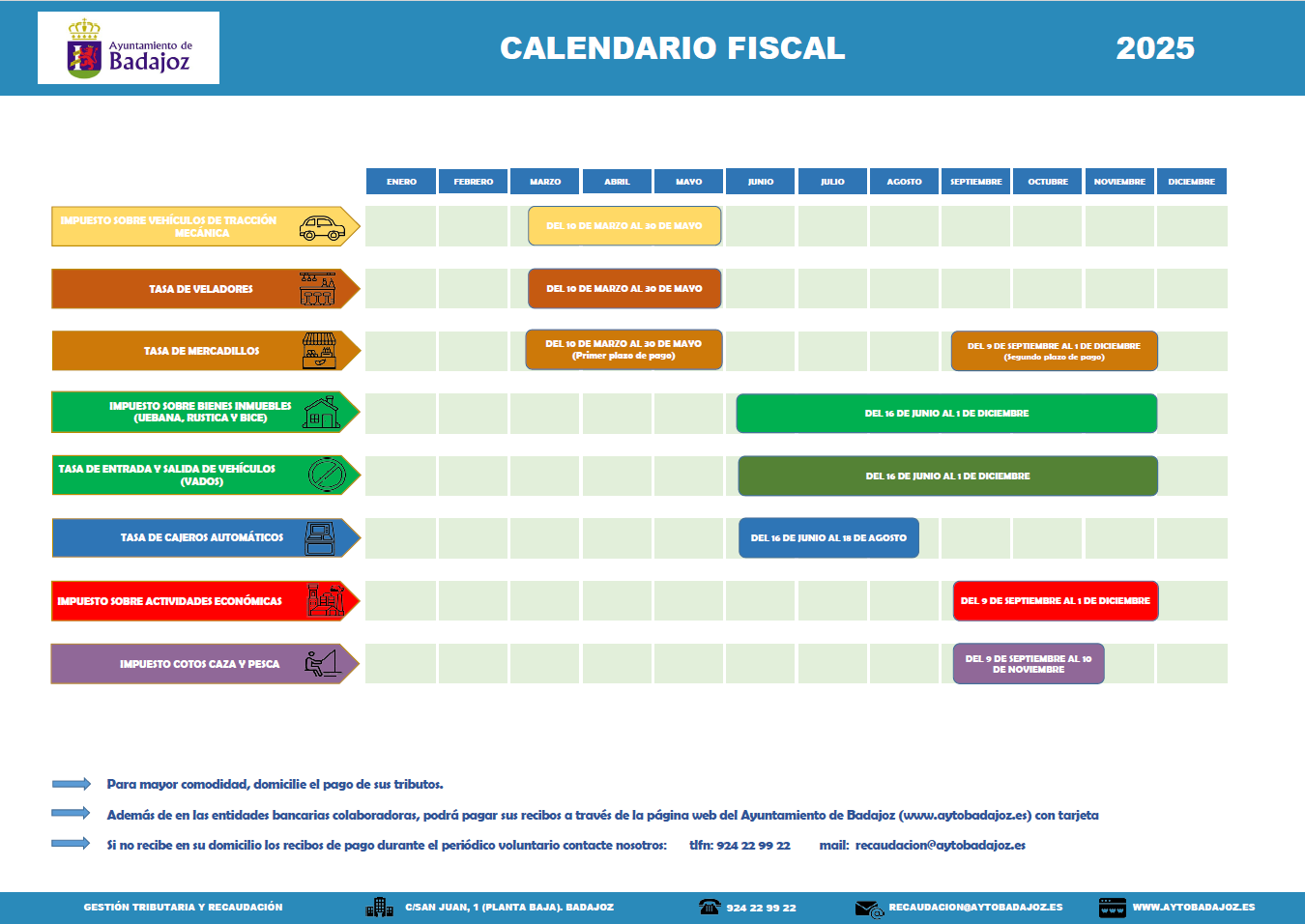 Calendario Fiscal 2025