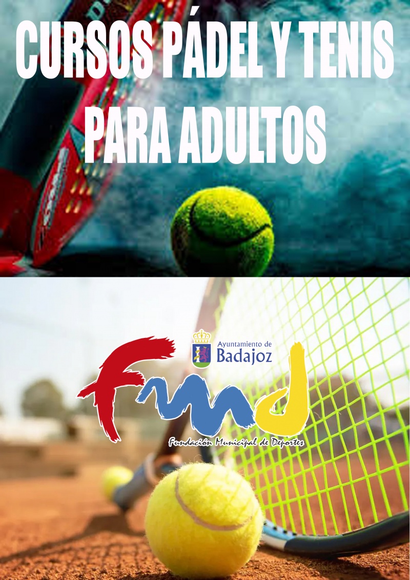 CARTEL CURSO PADEL TENIS