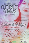 Cartel XXI Jornadas Culturales Gitanas de Badajoz